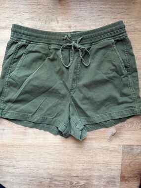 GAP Olive Green Drawstring Shorts
